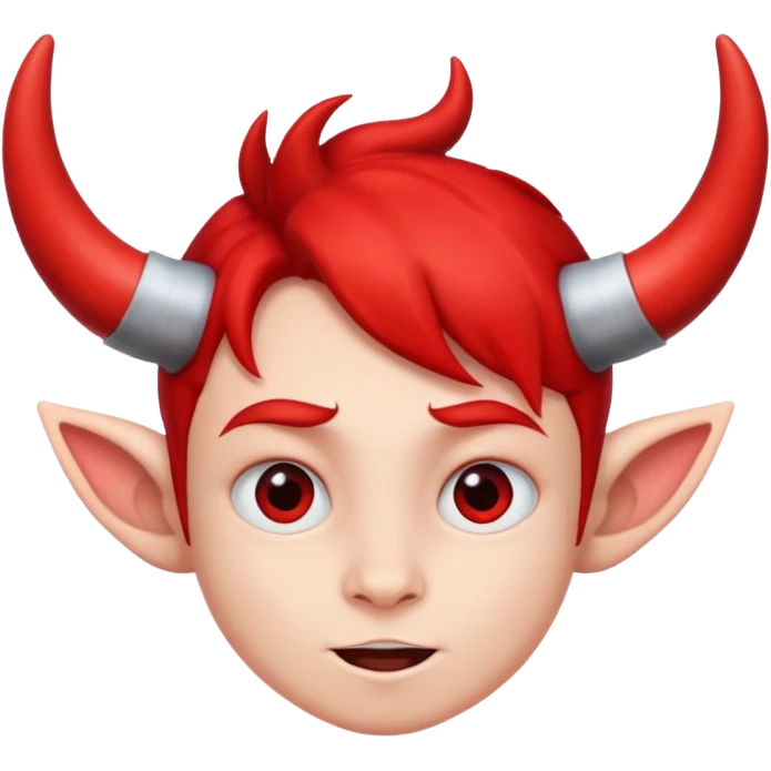 kid with red horns emoji
