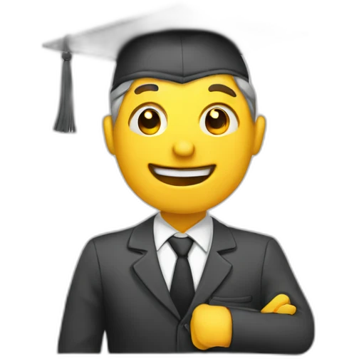 the teacher gives appreciation emoji