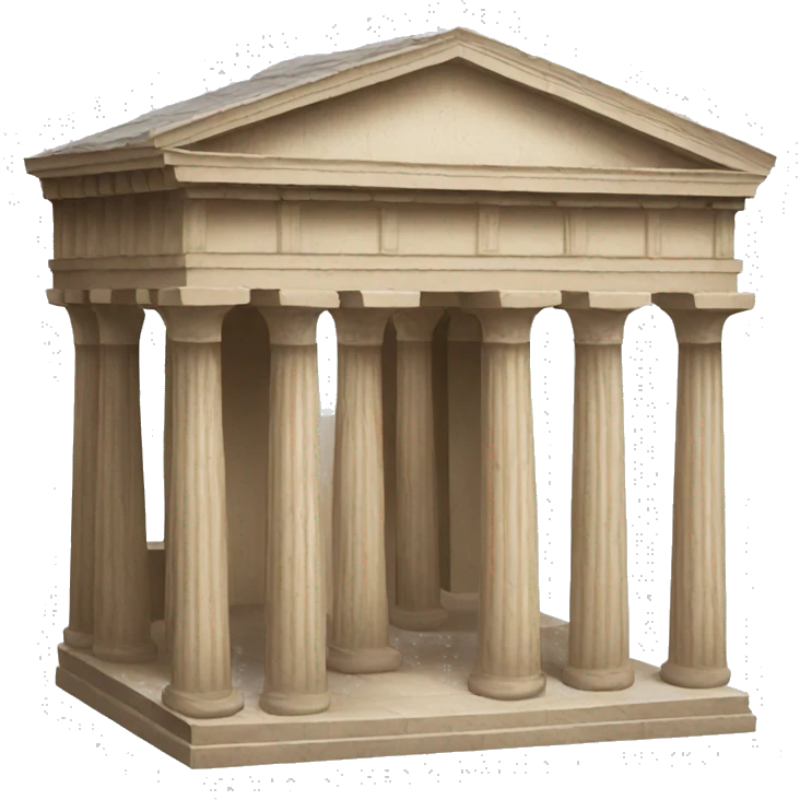 greek temple emoji