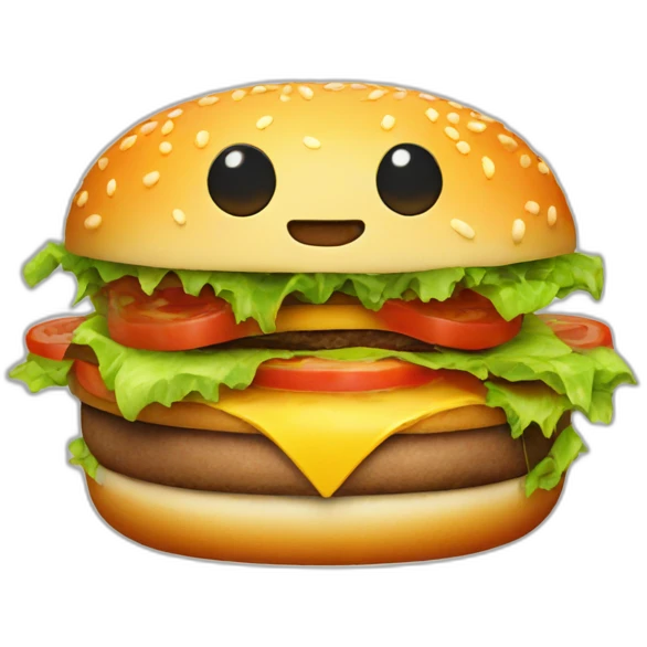 robot hamburger emoji