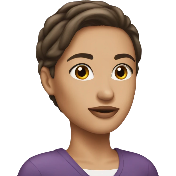 make her brunette  emoji