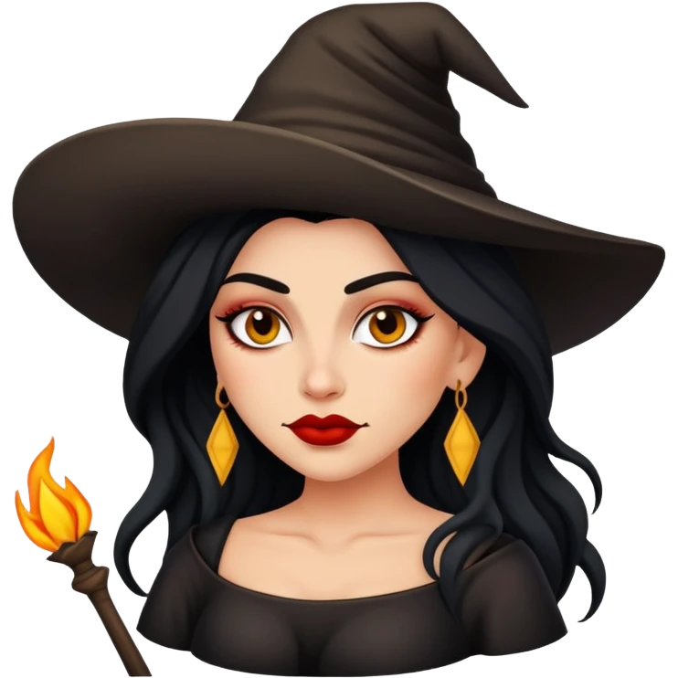 Bruja sexy de piel blanca  emoji