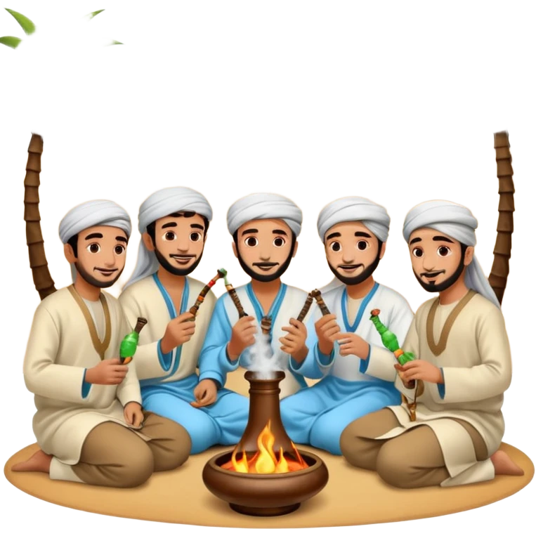 De árabes fumando emoji