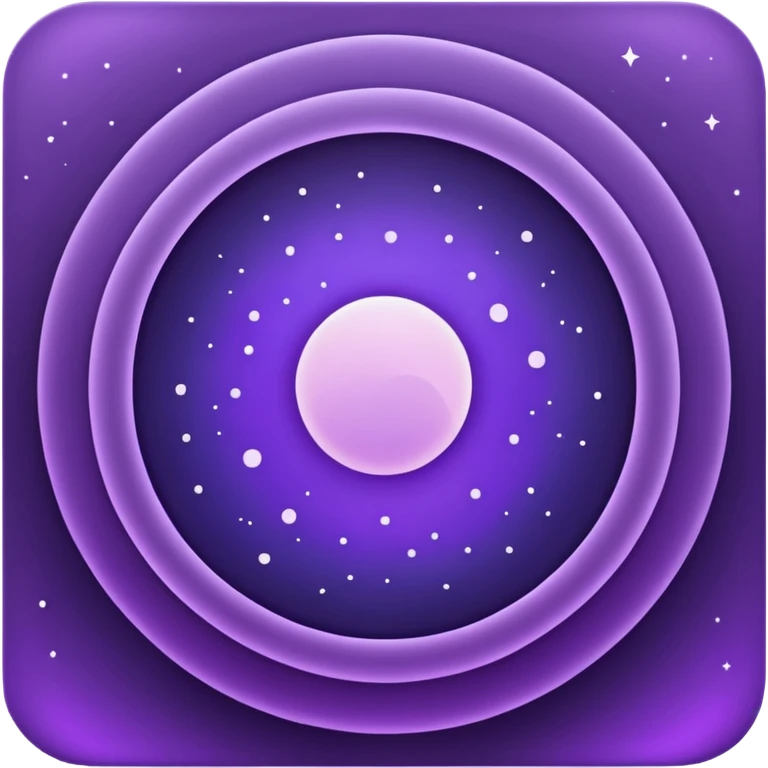 lunar cicles purple emoji