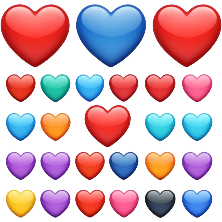 themed hearts emoji