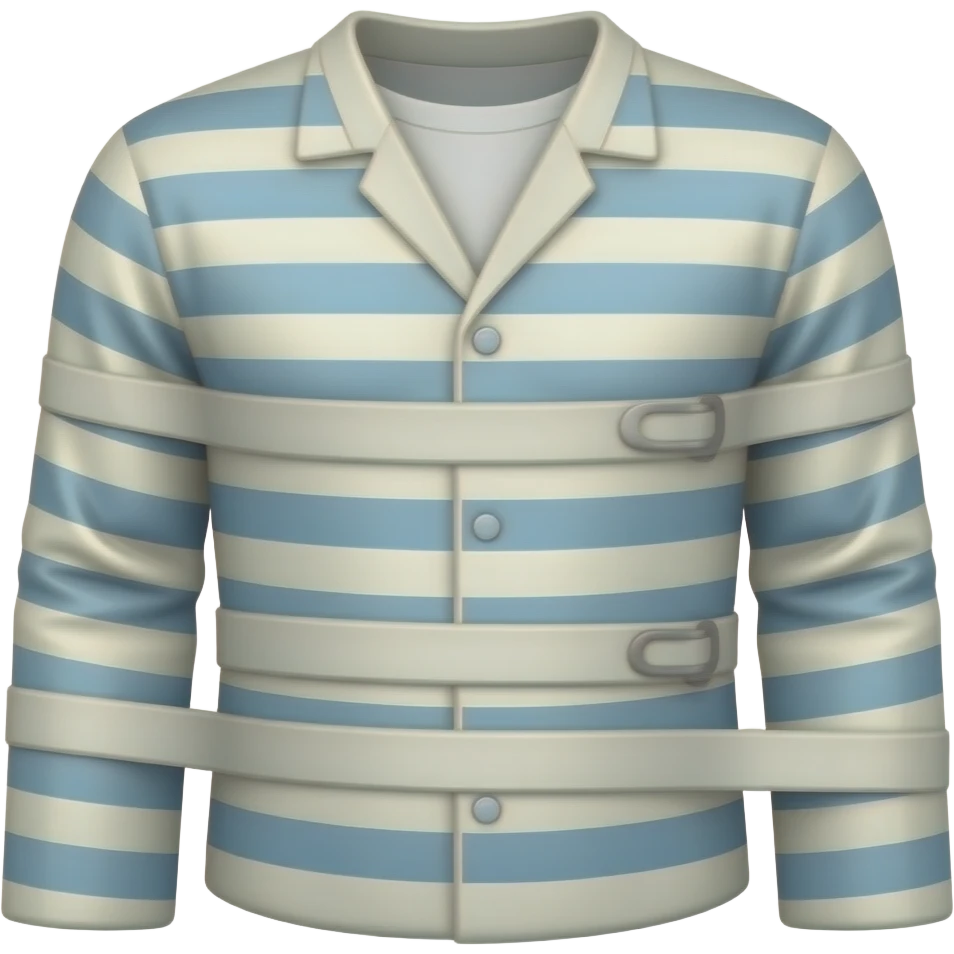Camisa de fuerza de enfermo mental emoji