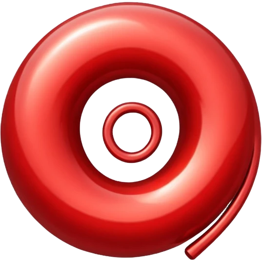 Ciclo o esprilar rojo emoji