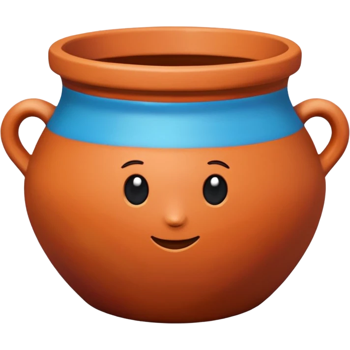 Painted Clay Pot emoji