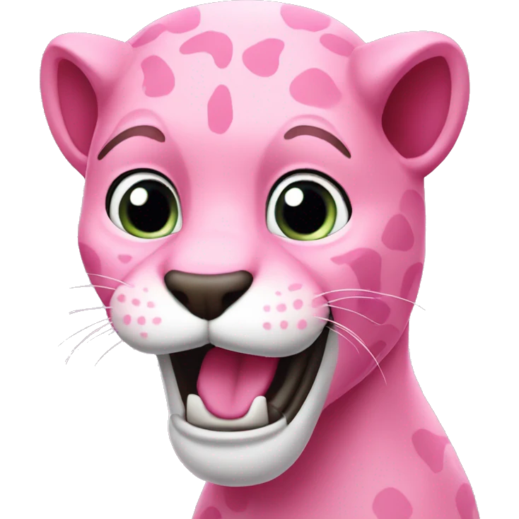 Pink panther yay  emoji
