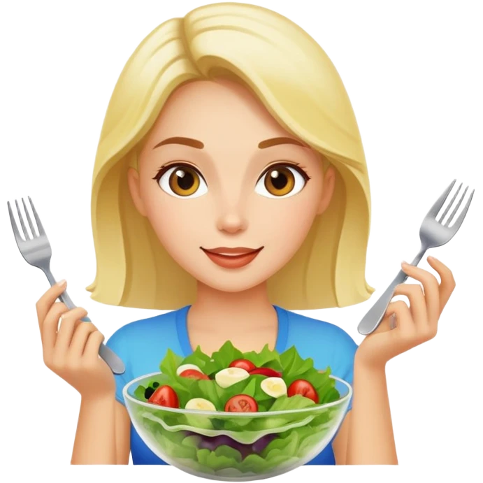 healthy life style girl emoji