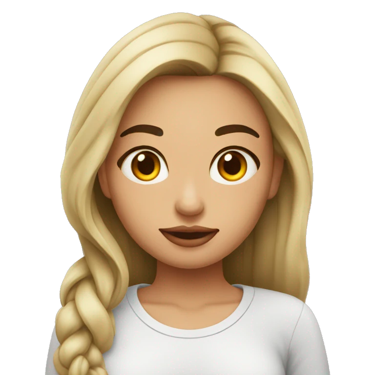 mujer con piercing del labio y la nariz  emoji