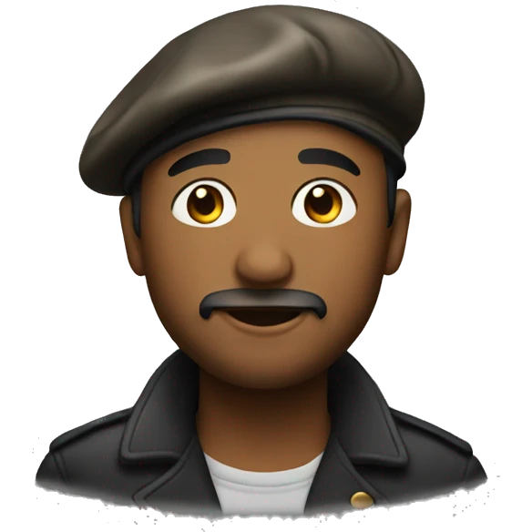 artist with beret emoji