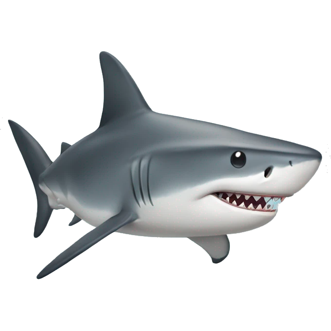 shark with tophate emoji