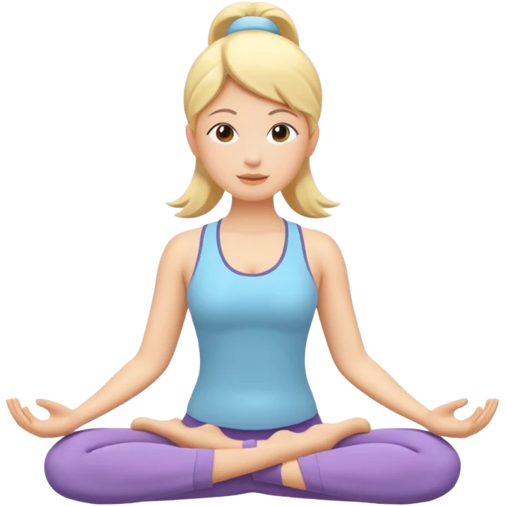 Yoga Breathing 3d Icon with color of A781F3
Make it light colro emoji
