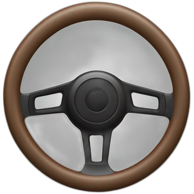 steering wheel emoji