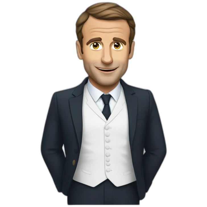 Macron qui rit emoji