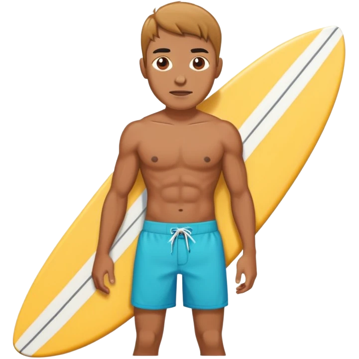 Bóxer surfero emoji