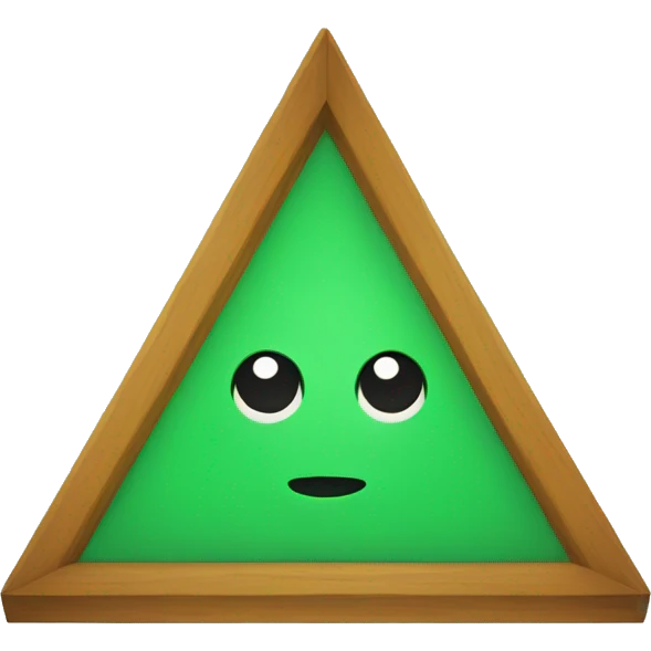 triangle vert emoji