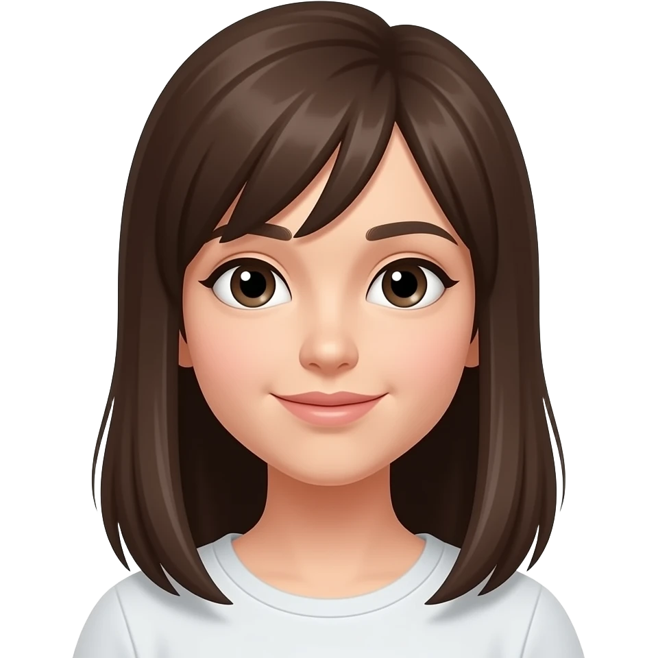 A girl with no gender emoji