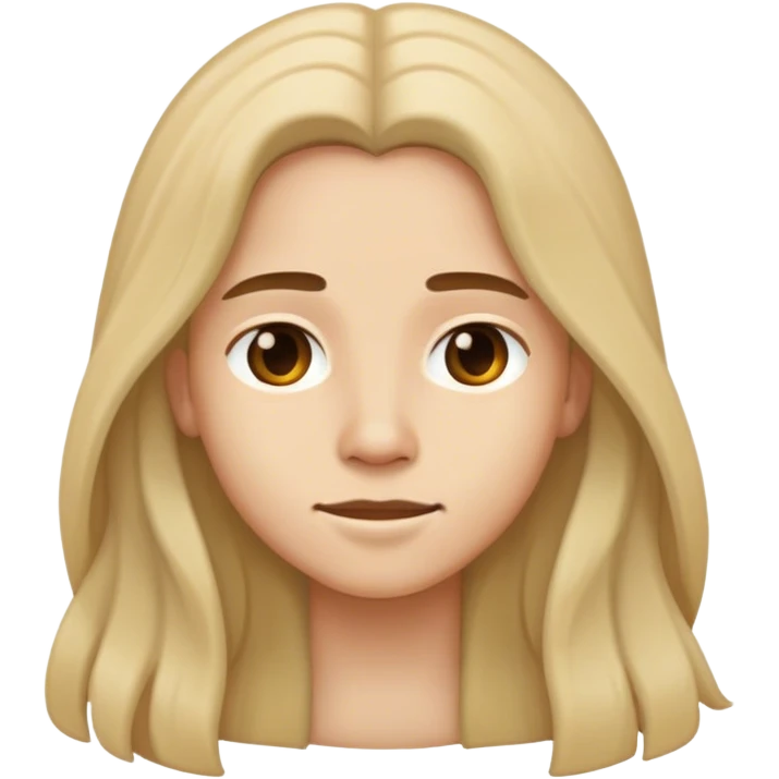 длинные волосы emoji