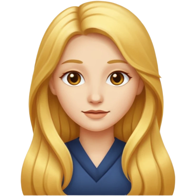 women hair gold emoji