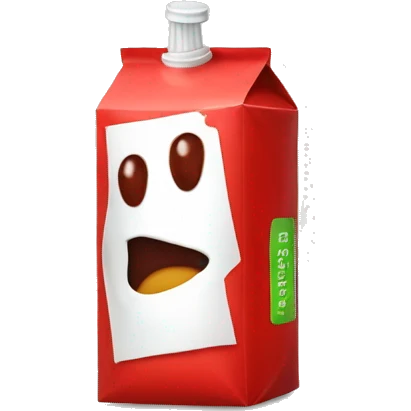 Red juicebox emoji