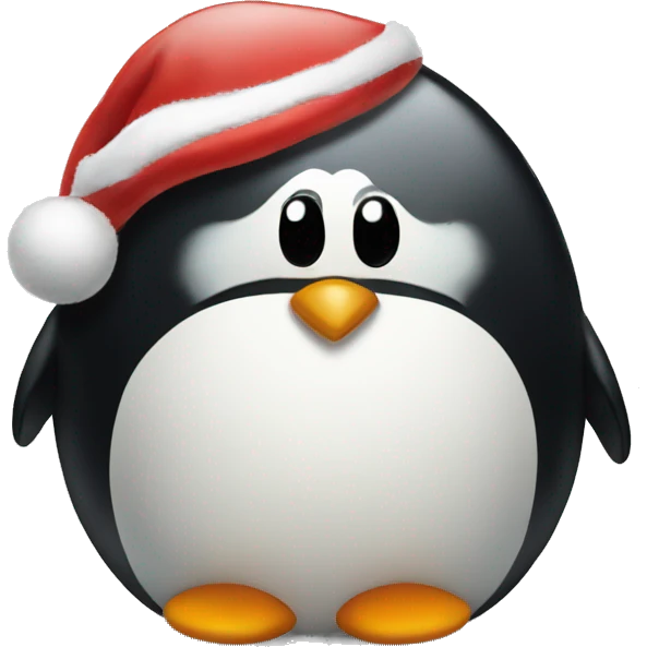 Christmas Penguin  emoji