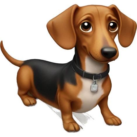 Sausage Dog on surfboard  emoji