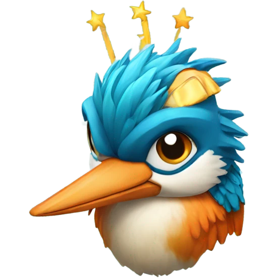 Kingfisher happy birthday emoji