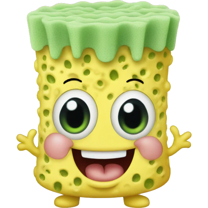 cute baby sponge bob emoji