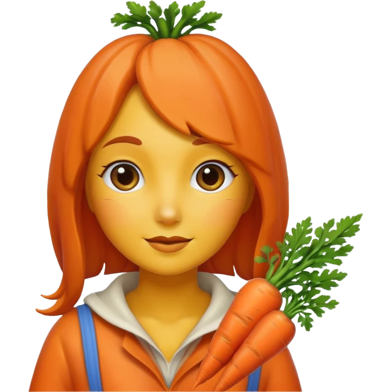 carrot woman emoji