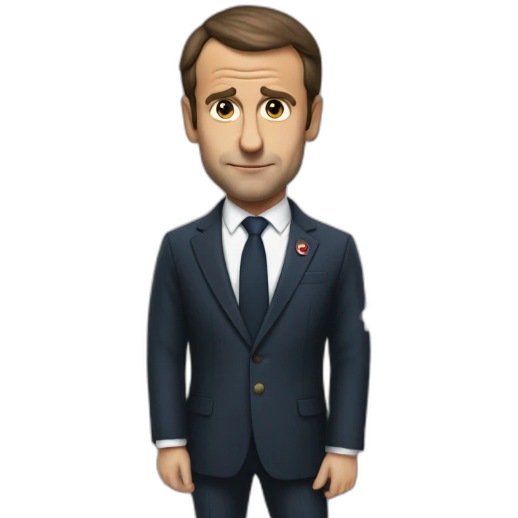 emanuel macron fume une clope emoji