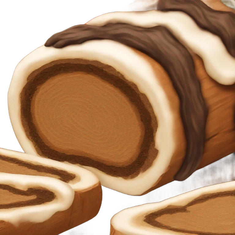 Yuletide log emoji
