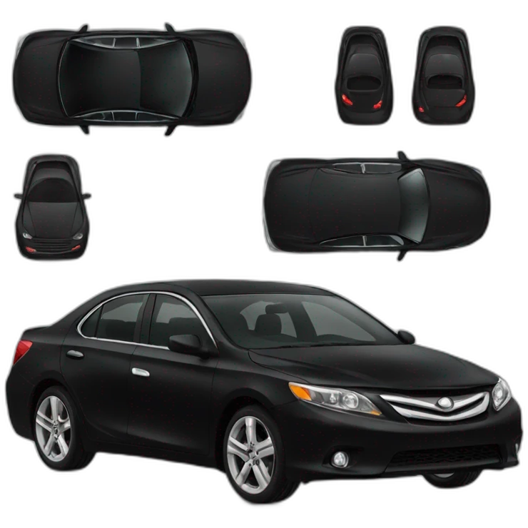 Black car emoji