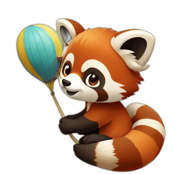 red panda travel emoji