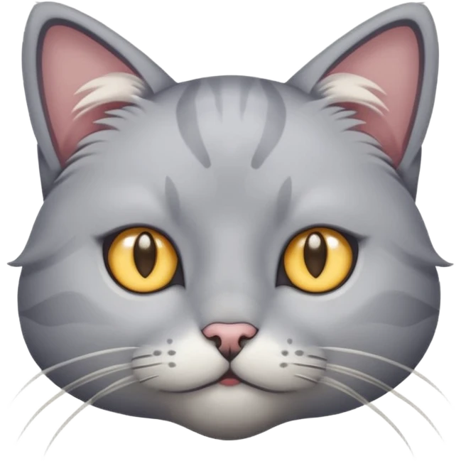 A cat with star eyes wearing a gray shirt emoji