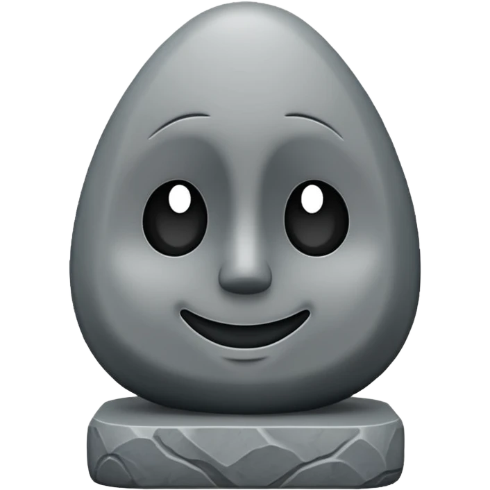 Soapstone sculpture  emoji