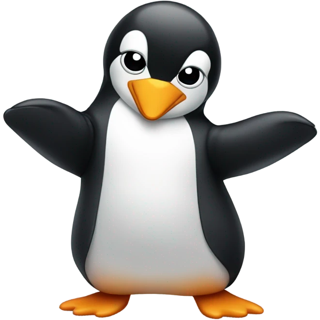 penguin dabbing emoji