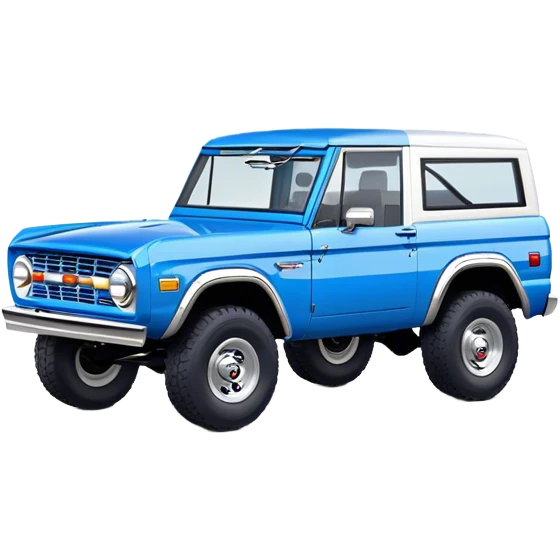 Ford Bronco - Ford (Model Year: 2021) (Iconic colour: Blue) emoji