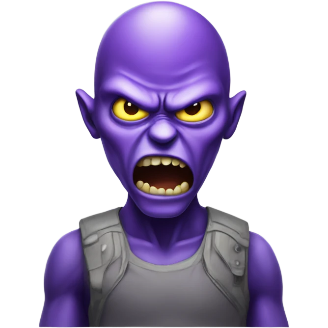 angry purple alien teenager emoji