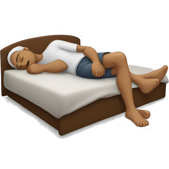 Sleeping man emoji