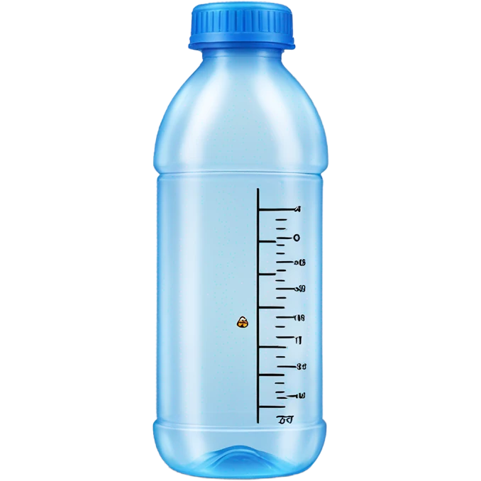 Water bottle emoji