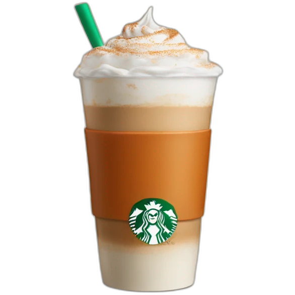 starbucks pumpkin spice latte emoji