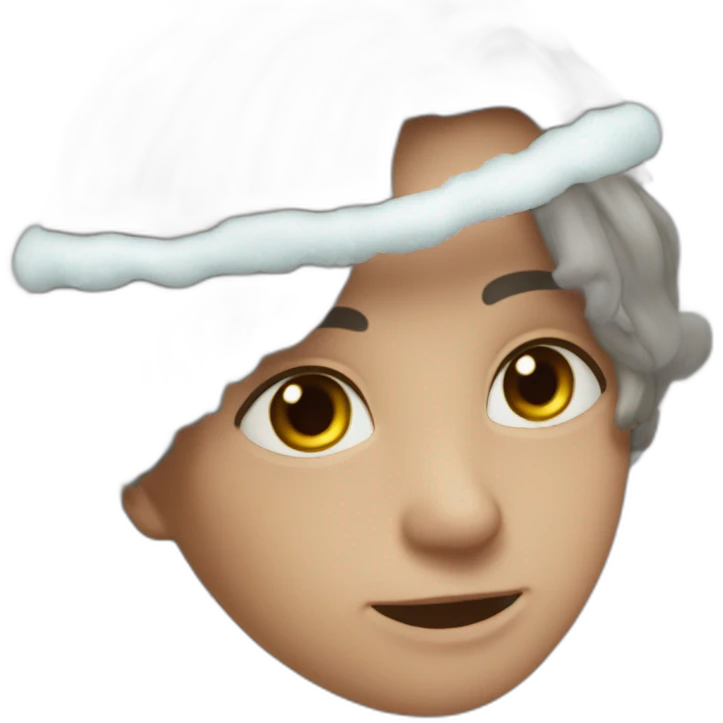 красивый зимний домик  emoji