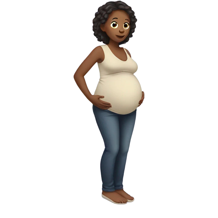 pregnant woman emoji