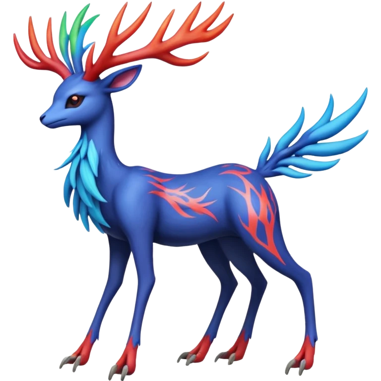Xerneas-Fakémon-hybrid-creature (full body)  emoji