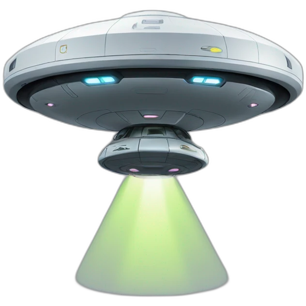 Ufo minimal high technology emoji