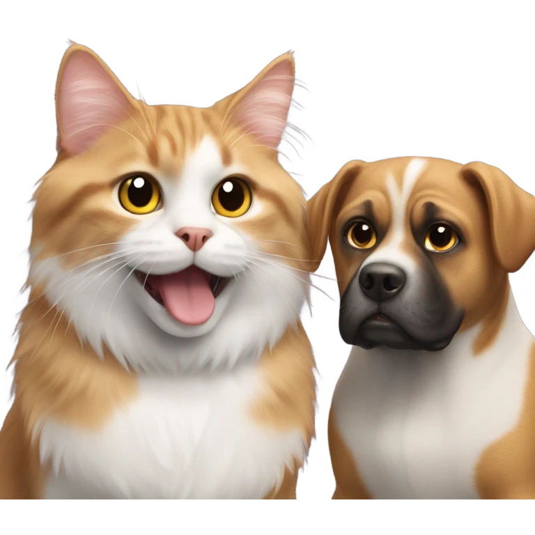 cat dog  emoji