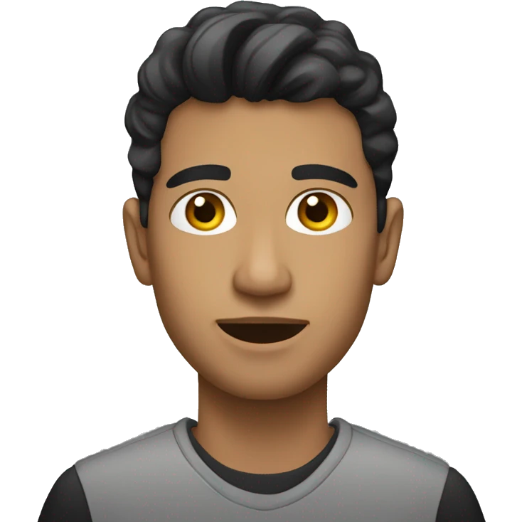 Joven moreno emoji