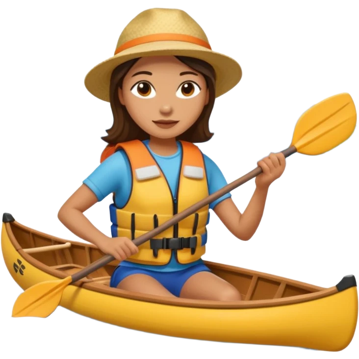 woman canoeist emoji